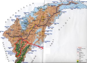 Chitral map